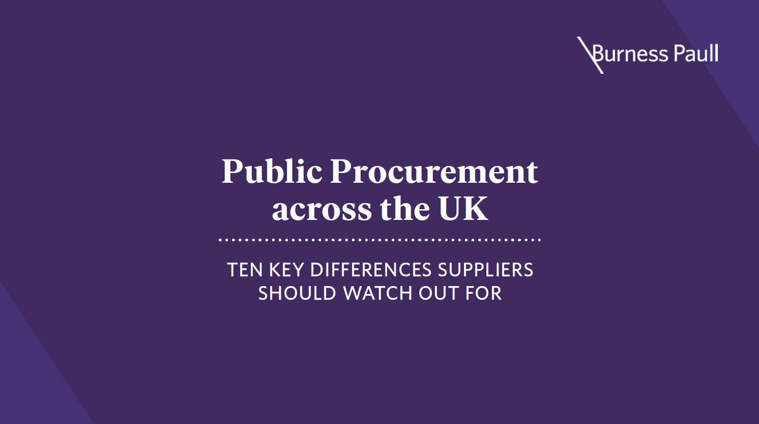 Public Procurement